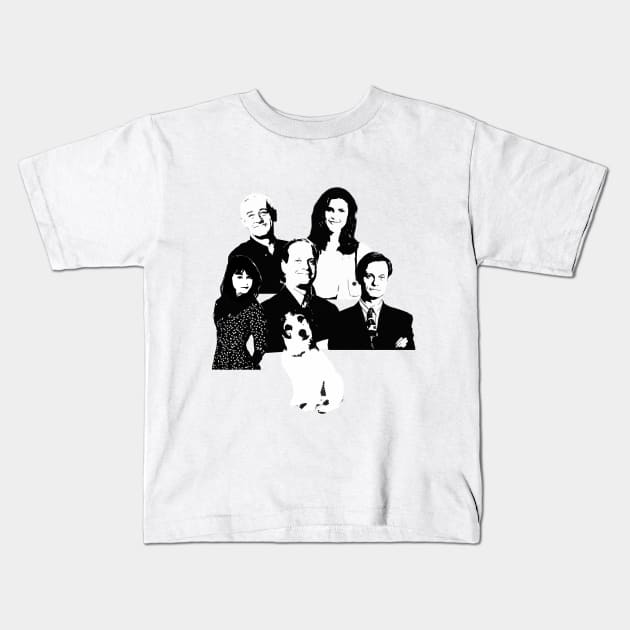 frasier Kids T-Shirt by aluap1006